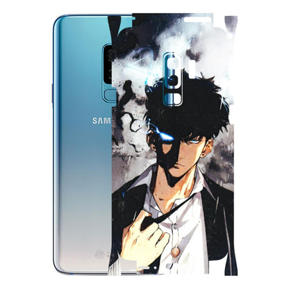 Samsung A/S Series Phone Skins (All Models) - Sung Jinwoo Manhwa Anime - 3D Embossed Finish (L-328) Samsung Galaxy S9 Plus