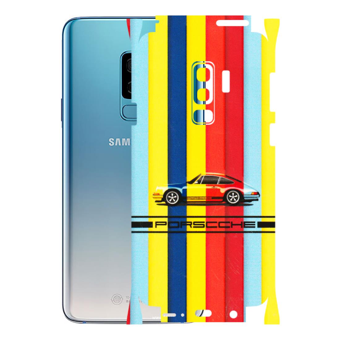 Samsung A/S Series Phone Skins (All Models) - Multicolour Porche - 3D Embossed Finish (L-39) Samsung Galaxy S9 Plus