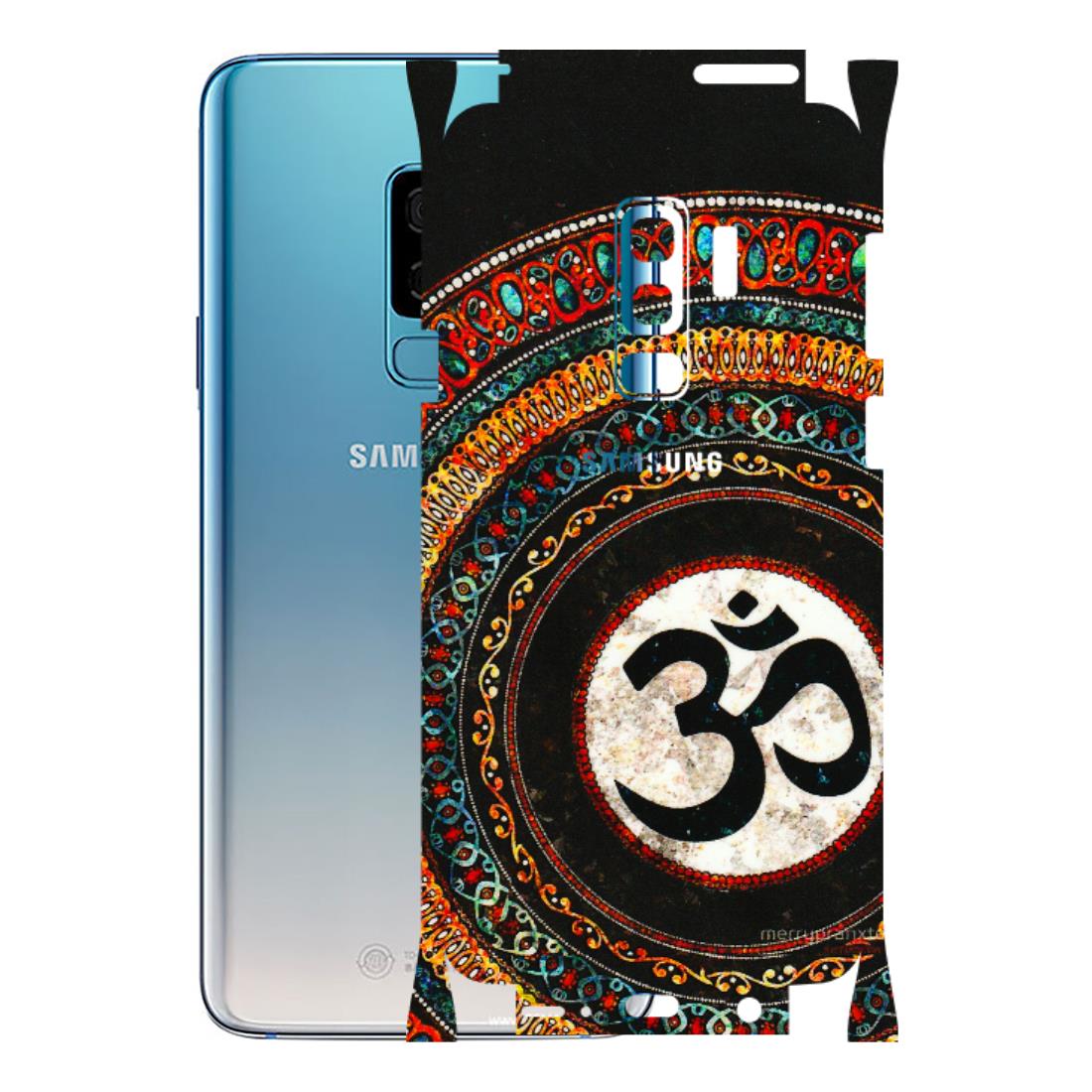 Samsung A/S Series Phone Skins (All Models) - Aum Chant Abstract - 3D Embossed Finish (L-42) Samsung Galaxy S9 Plus