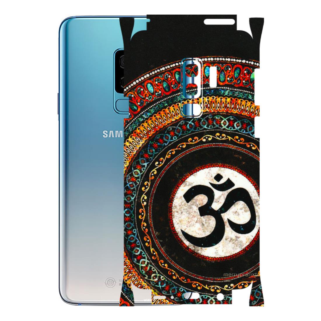 Samsung A/S Series Phone Skins (All Models) - Aum Chant Abstract - 3D Embossed Finish (L-42) Samsung Galaxy S9 Plus
