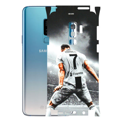Samsung A/S Series Phone Skins (All Models) - Ronaldo CR7 Crazy - 3D Embossed Finish (L-44) Samsung Galaxy S9 Plus