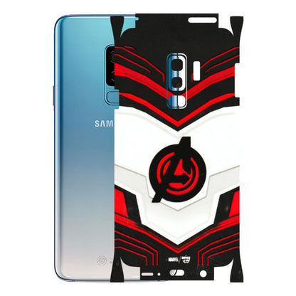 Samsung A/S Series Phone Skins (All Models) - Avengers Logo - 3D Embossed Finish (L-55) Samsung Galaxy S9 Plus