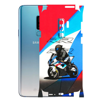 Samsung A/S Series Phone Skins (All Models) - Bikers Love - 3D Embossed Finish (L-58) Samsung Galaxy S9 Plus