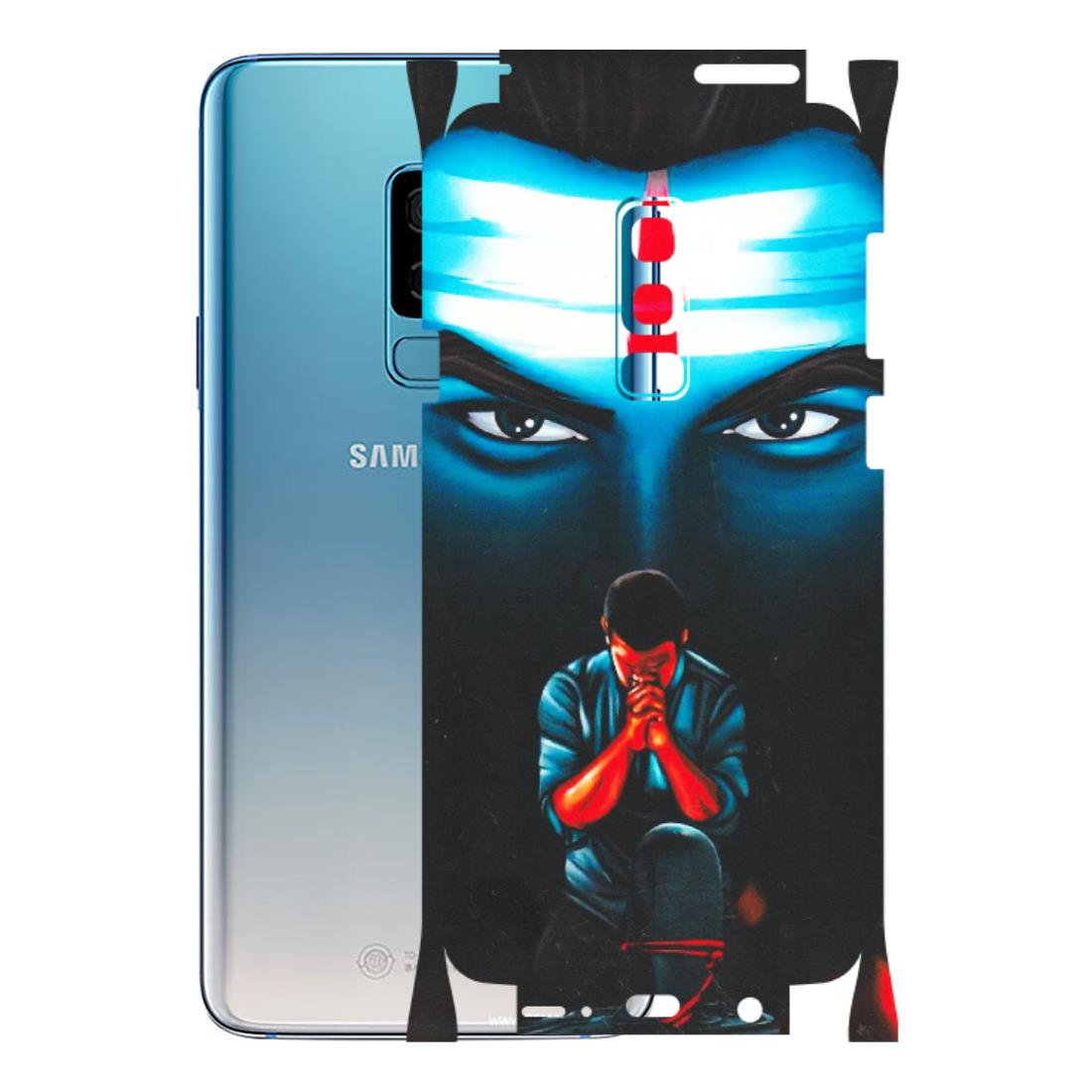 Samsung A/S Series Phone Skins (All Models) - Mahakal Bhakt - Matte Finish (M-112) Samsung Galaxy S9 Plus
