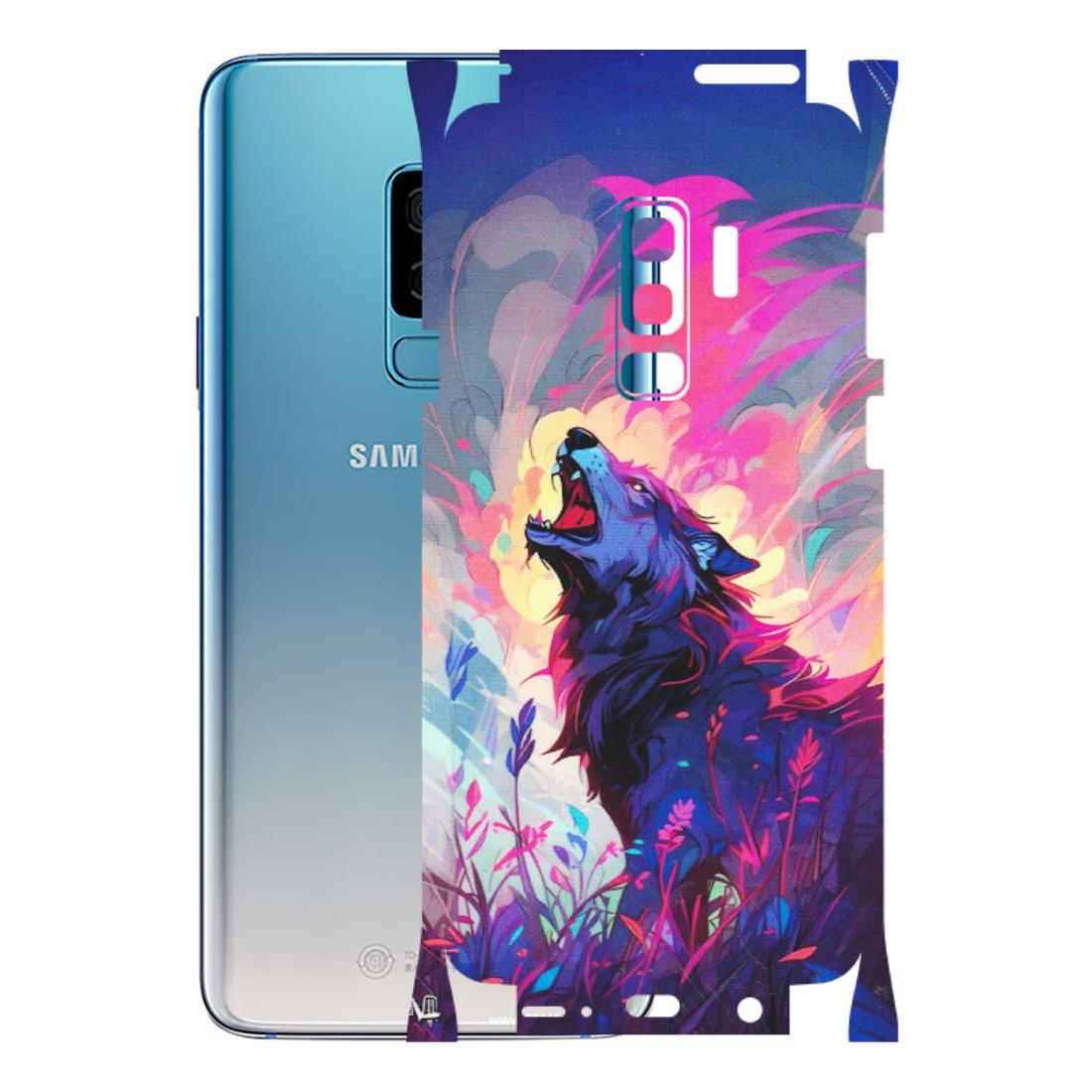 Samsung A/S Series Phone Skins (All Models) - New Wild Wolf Abstract - Matte Finish (M-125) Samsung Galaxy S9 Plus