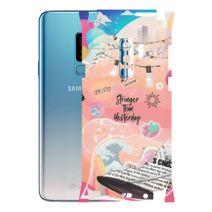 Samsung A/S Series Phone Skins (All Models) - Stronger Then Yesterday - Matte Finish (M-128) Samsung Galaxy S9 Plus