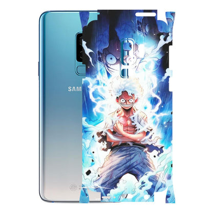 Samsung A/S Series Phone Skins (All Models) - Blue Thunder Luffy Anime - Matte Finish (M-132) Samsung Galaxy S9 Plus