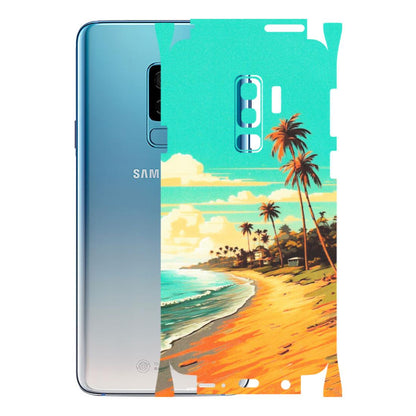Samsung A/S Series Phone Skins (All Models) - Miami Beach - Matte Finish (M-136) Samsung Galaxy S9 Plus