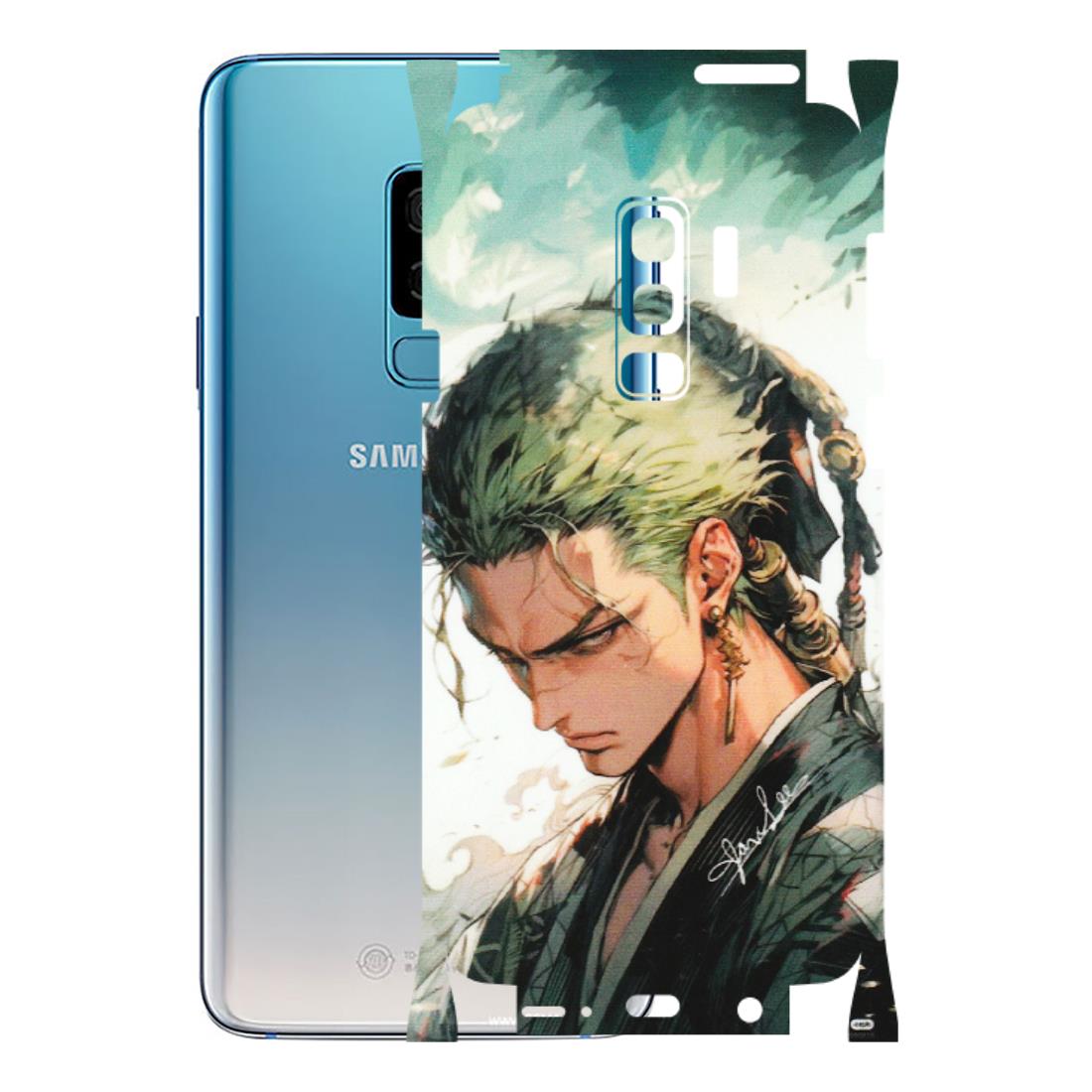 Samsung A/S Series Phone Skins (All Models) - New Roronoa Zoro One Picece Anime - Matte Finish (M-140) Samsung Galaxy S9 Plus