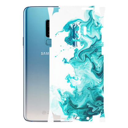 Samsung A/S Series Phone Skins (All Models) - Sky Blue Abstract Colour - Matte Finish (M-146) Samsung Galaxy S9 Plus