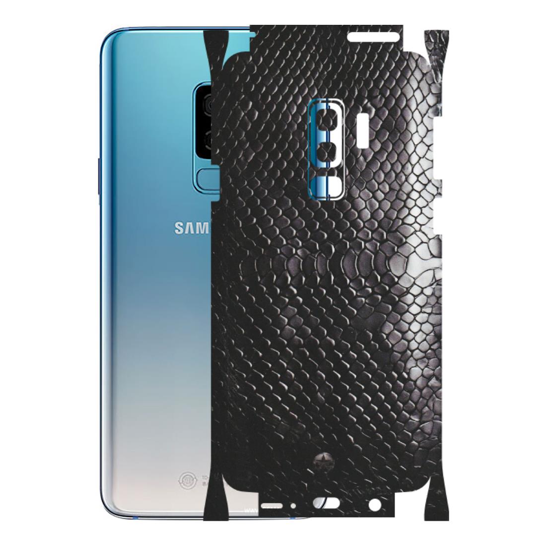 Samsung A/S Series Phone Skins (All Models) - Black Snack Leather - Matte Finish (M-147) Samsung Galaxy S9 Plus