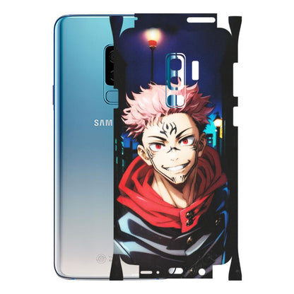 Samsung A/S Series Phone Skins (All Models) - Yuji Itadori Funny Face Anime - Matte Finish (M-152) Samsung Galaxy S9 Plus