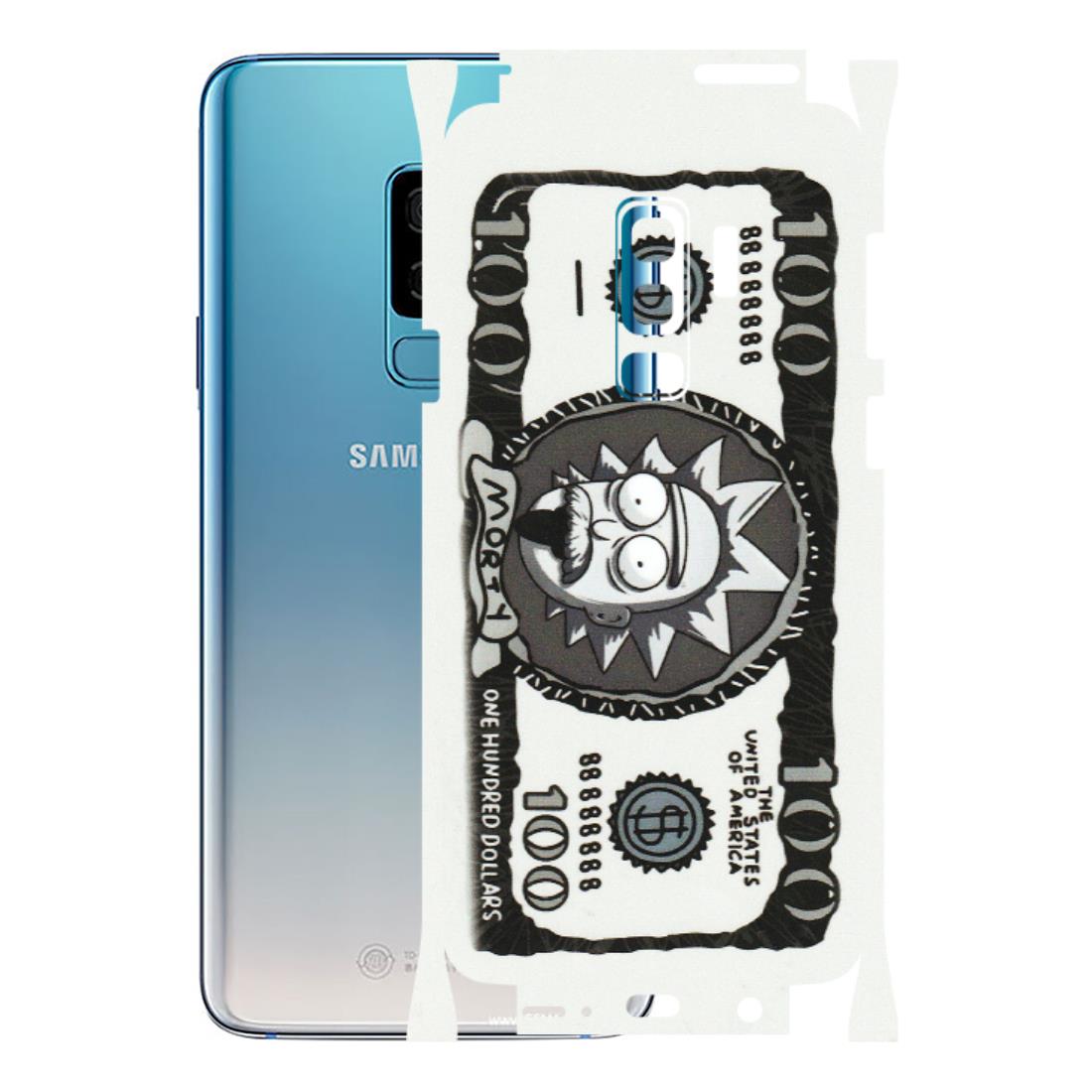 Samsung A/S Series Phone Skins (All Models) - Rick And Morty Hundred Dollar Anime - Matte Finish (M-161) Samsung Galaxy S9 Plus