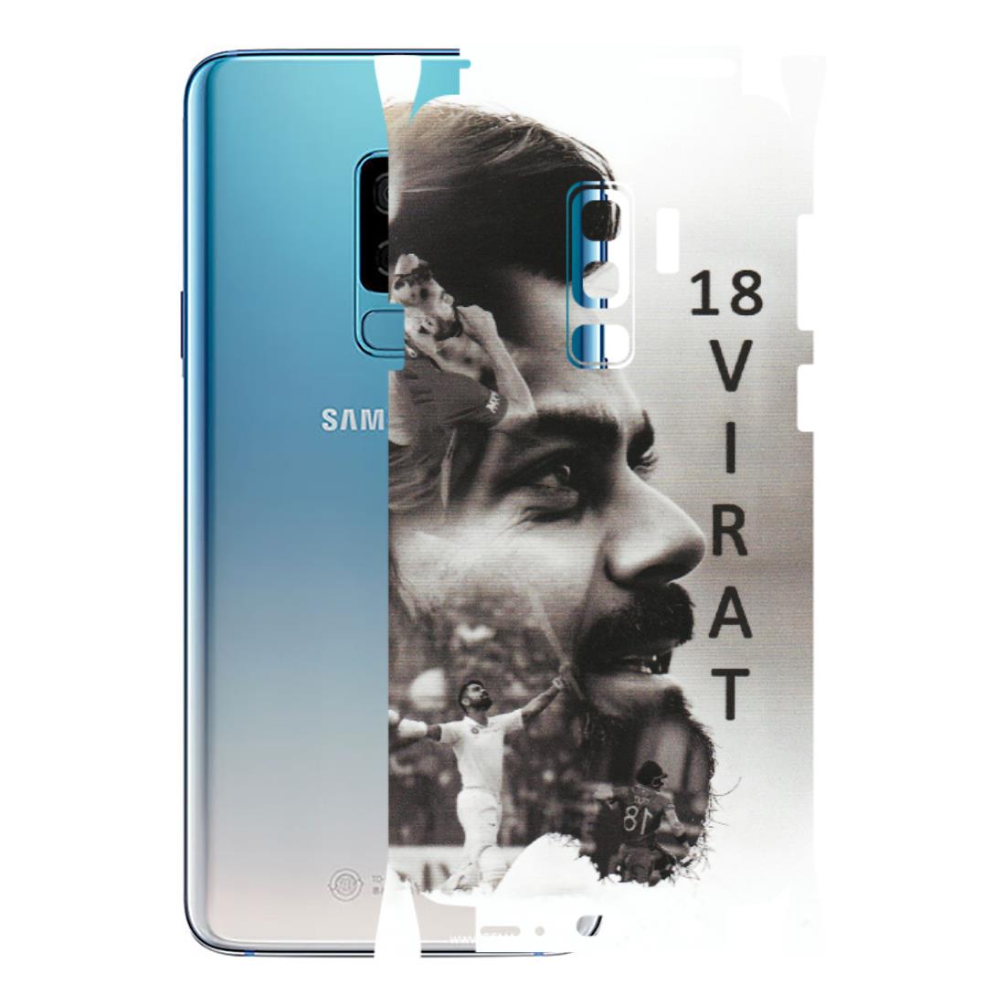 Samsung A/S Series Phone Skins (All Models) - Virat Kohli Cricketer - Matte Finish (M-163) Samsung Galaxy S9 Plus