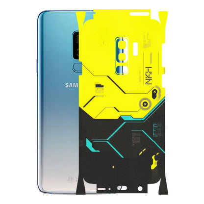 Samsung A/S Series Phone Skins (All Models) - Black Yellow Technica - Matte Finish (M-53) Samsung Galaxy S9 Plus