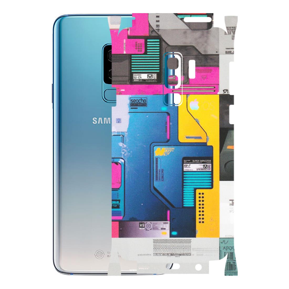 Samsung A/S Series Phone Skins (All Models) - Colourfull Motherboard Internals - Matte Finish (M-55) Samsung Galaxy S9 Plus