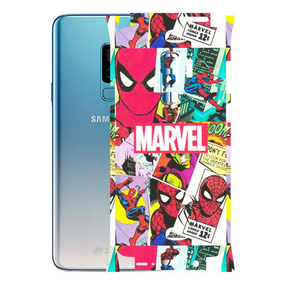 Samsung A/S Series Phone Skins (All Models) - Marvel Comic Spiderman Grafitti - Matte Finish (M-72) Samsung Galaxy S9 Plus