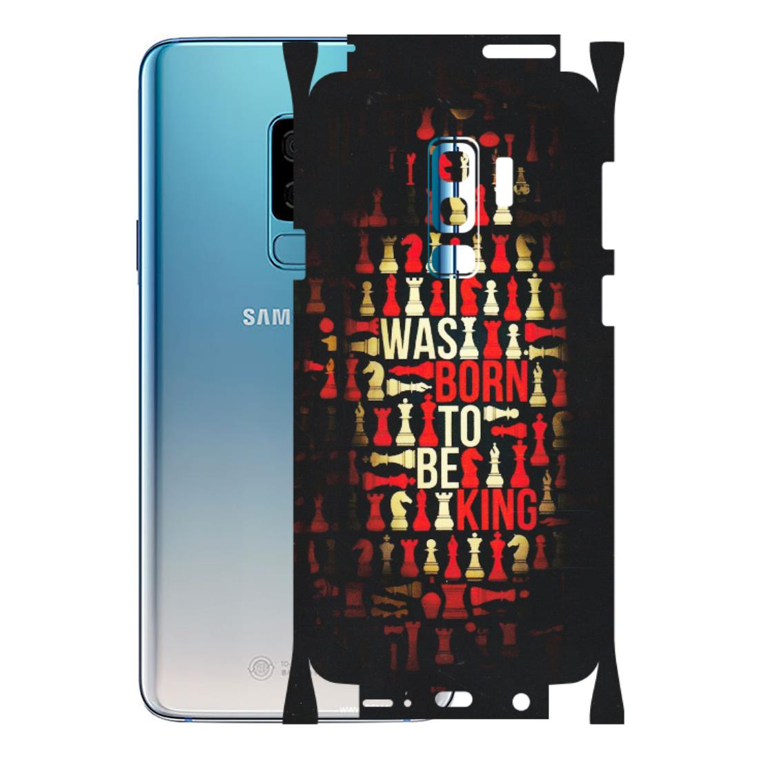 Samsung A/S Series Phone Skins (All Models) - Born To Be King - Matte Finish (M-73) Samsung Galaxy S9 Plus