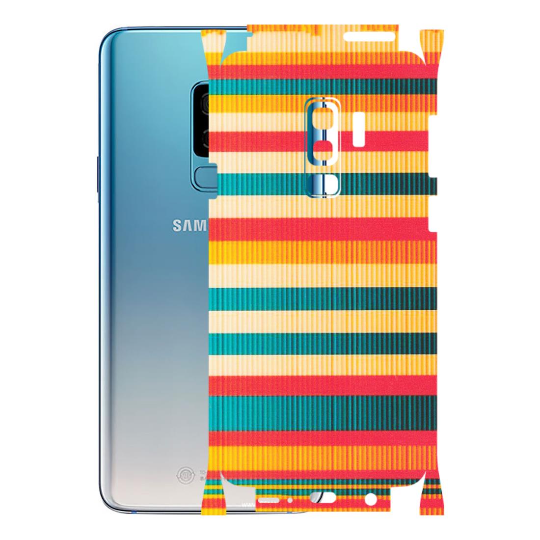 Samsung A/S Series Phone Skins (All Models) - Colourful Stripes Soothing Effect - Matte Finish (M-86) Samsung Galaxy S9 Plus
