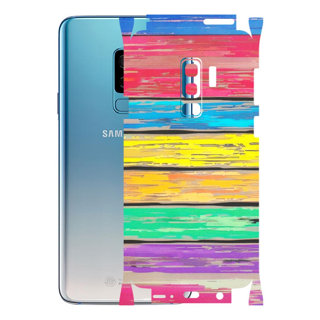 Samsung A/S Series Phone Skins (All Models) - Multi Colour Wooden Wall - Matte Finish (M-96) Samsung Galaxy S9 Plus