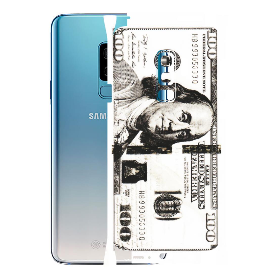 Samsung A/S Series Phone Skins (All Models) - 100 Dollar Currency - Transparent Finish (T-01) Samsung Galaxy S9 Plus