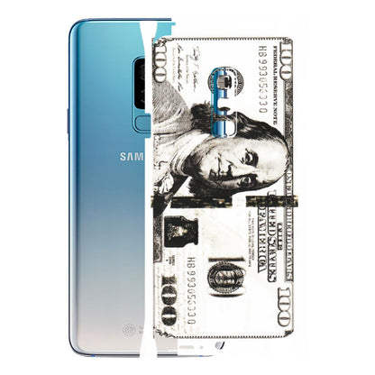 Samsung A/S Series Phone Skins (All Models) - 100 Dollar Currency - Transparent Finish (T-01) Samsung Galaxy S9 Plus