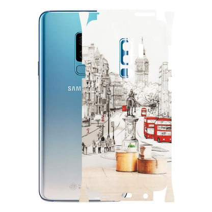 Samsung A/S Series Phone Skins (All Models) - London Street - Transparent Finish (T-02) Samsung Galaxy S9 Plus