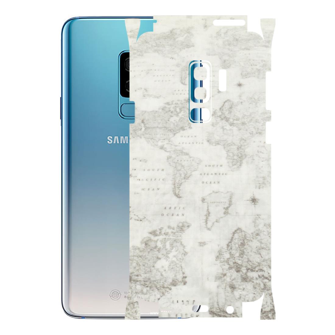 Samsung A/S Series Phone Skins (All Models) - World Travel Map - Transparent Finish (T-04) Samsung Galaxy S9 Plus