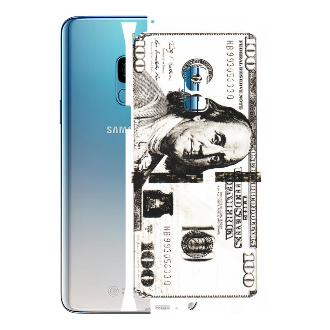 Samsung A/S Series Phone Skins (All Models) - 100 Dollar Currency - Transparent Finish (T-01) Samsung Galaxy S9