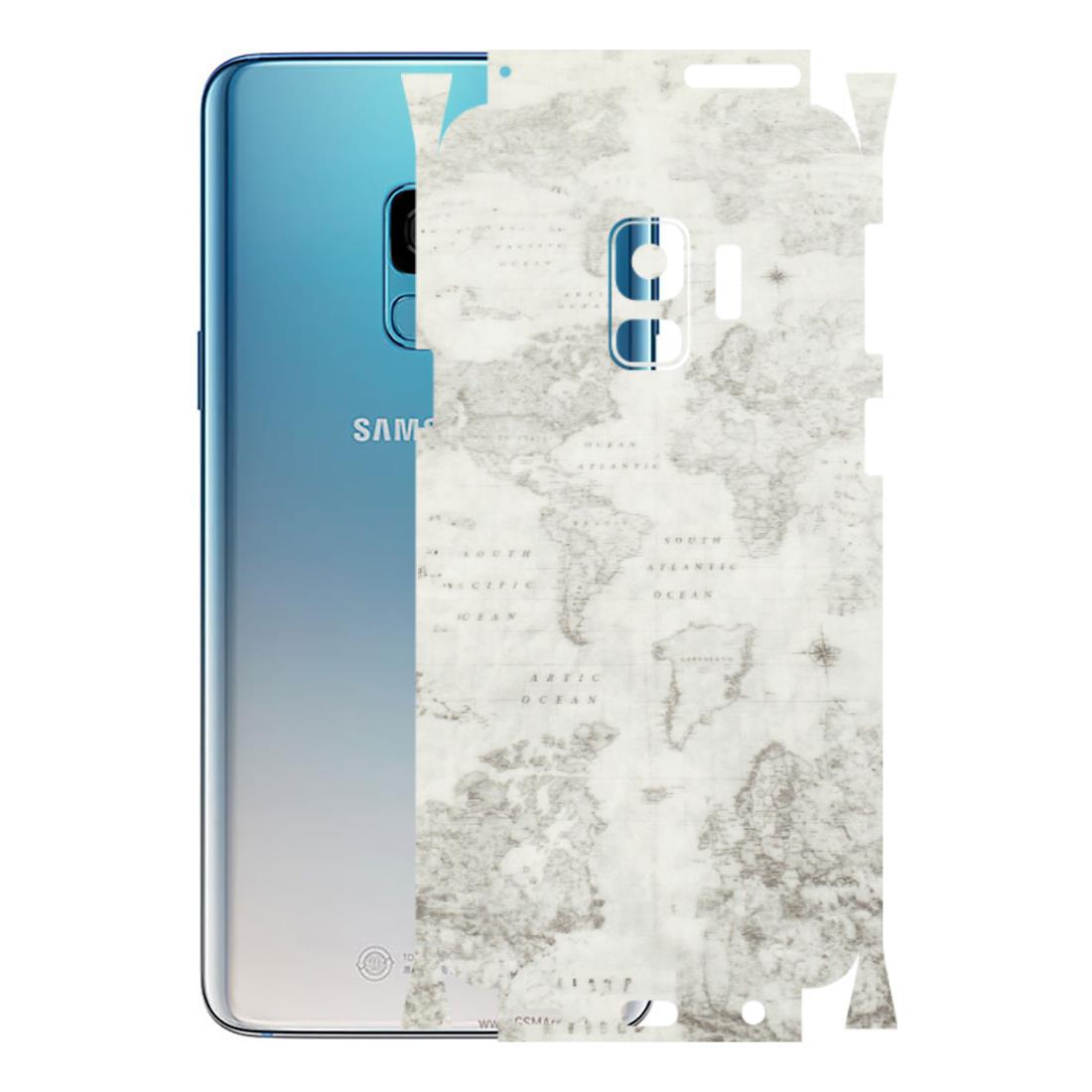 Samsung A/S Series Phone Skins (All Models) - World Travel Map - Transparent Finish (T-04) Samsung Galaxy S9