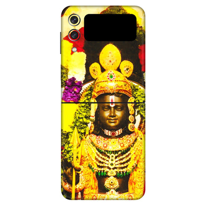 Samsung M/F/Note/Flip and C Phone Skins (All Models) - Ram Lalla Ayodhya - 3D Embossed Finish (L-103) Samsung Galaxy Z Flip 3 (5G)