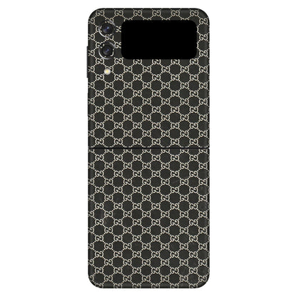 Samsung M/F/Note/Flip and C Phone Skins (All Models) - Black G Print - 3D Embossed Finish (L-109) Samsung Galaxy Z Flip 3 (5G)