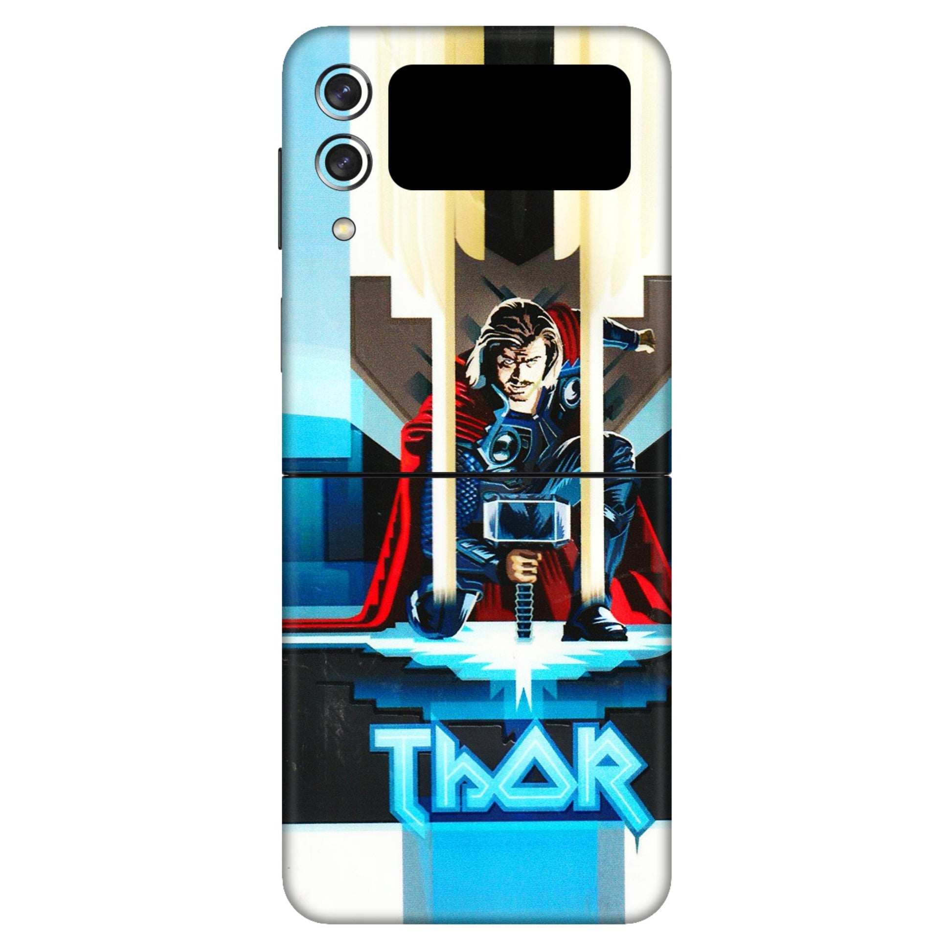 Samsung M/F/Note/Flip and C Phone Skins (All Models) - Thor - 3D Embossed Finish (L-137) Samsung Galaxy Z Flip 3 (5G)