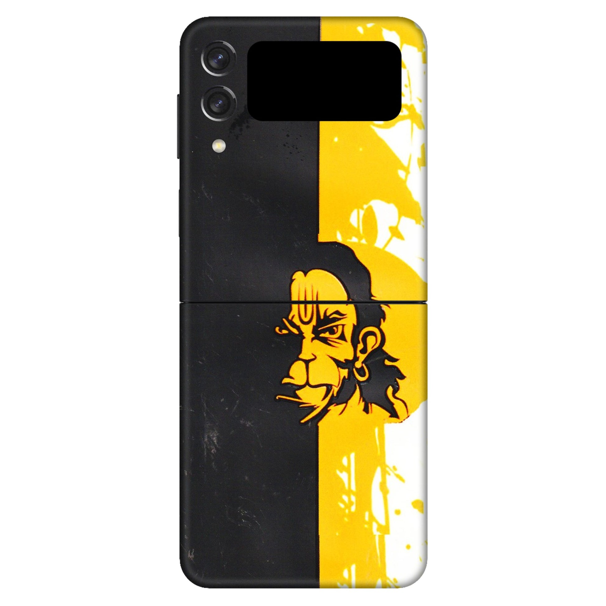Samsung M/F/Note/Flip and C Phone Skins (All Models) - Bajrangbali - 3D Embossed Finish (L-151) Samsung Galaxy Z Flip 3 (5G)