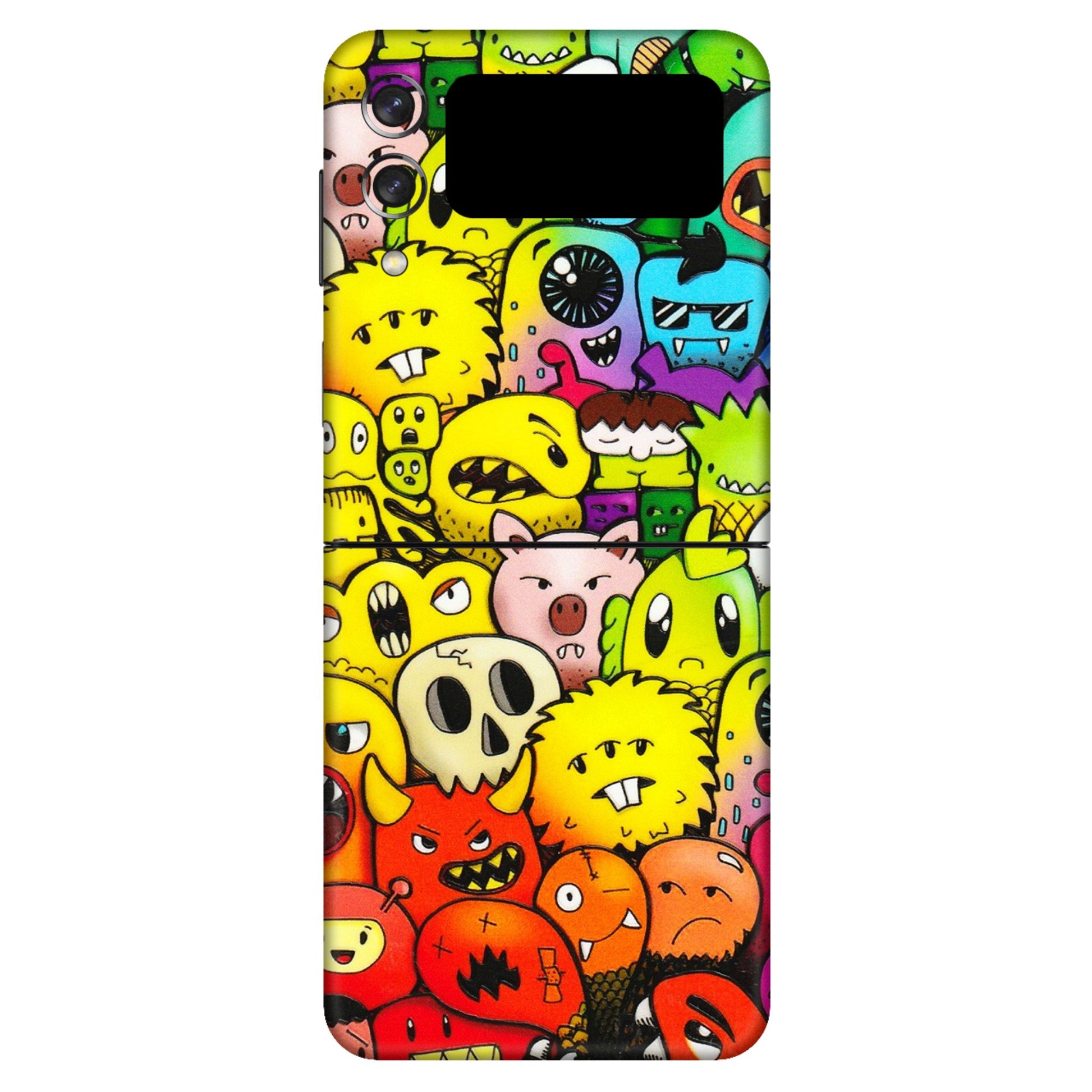 Samsung M/F/Note/Flip and C Phone Skins (All Models) - Angry Funkies - 3D Embossed Finish (L-169) Samsung Galaxy Z Flip 3 (5G)