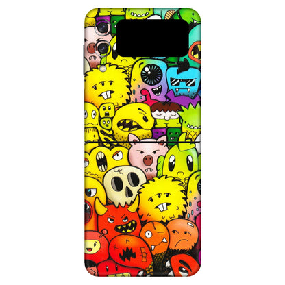 Samsung M/F/Note/Flip and C Phone Skins (All Models) - Angry Funkies - 3D Embossed Finish (L-169) Samsung Galaxy Z Flip 3 (5G)