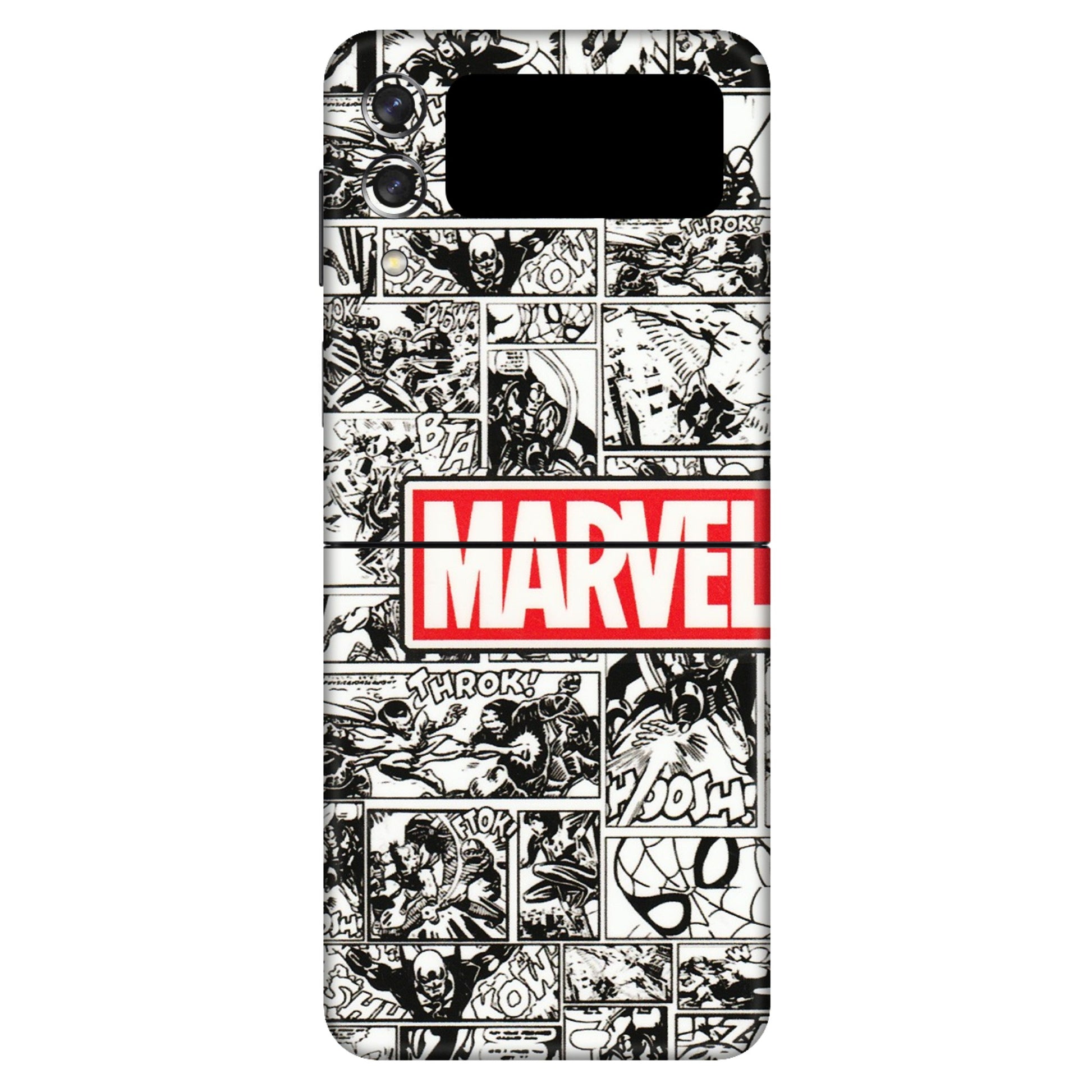 Samsung M/F/Note/Flip and C Phone Skins (All Models) - Marvel Comic - 3D Embossed Finish (L-171) Samsung Galaxy Z Flip 3 (5G)