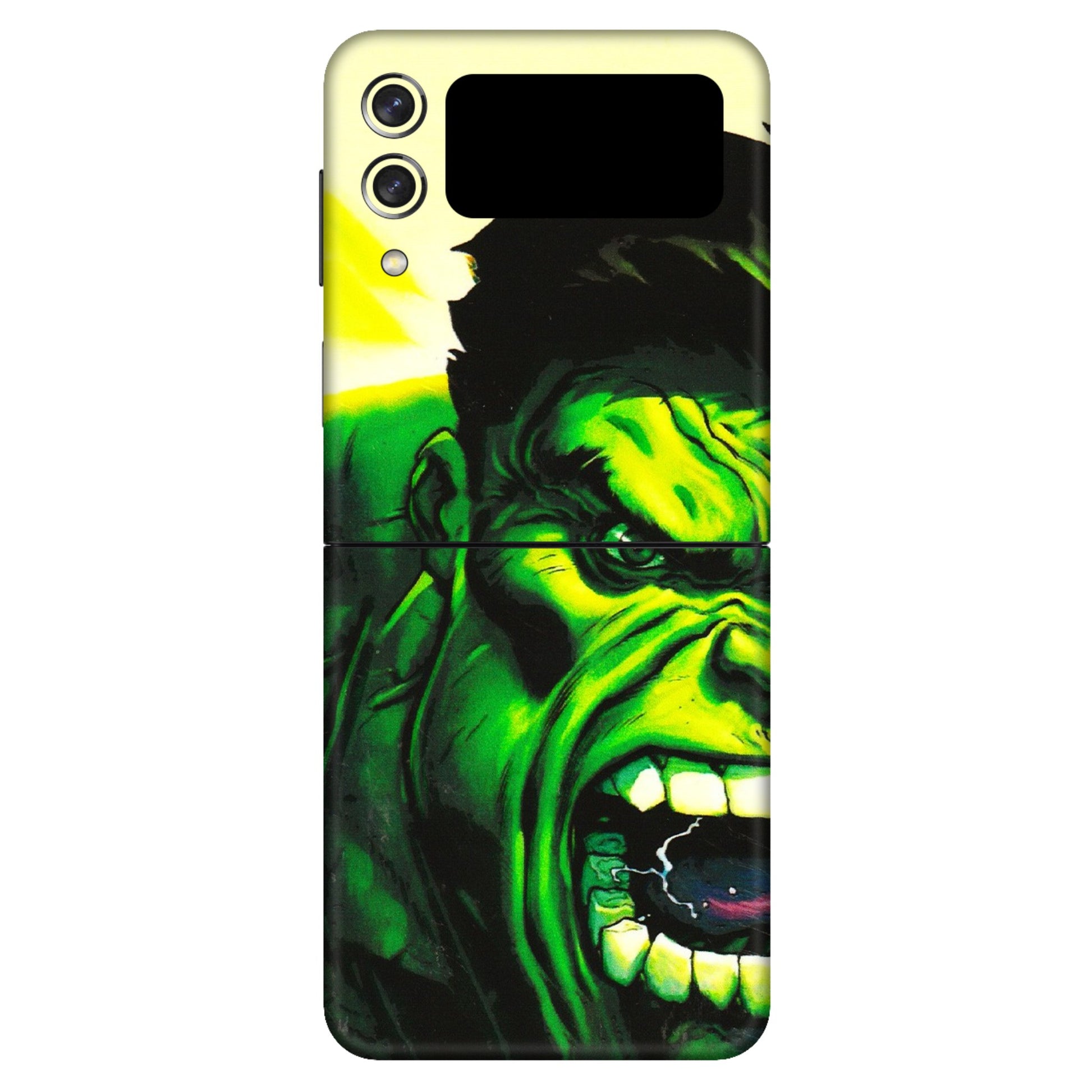 Samsung M/F/Note/Flip and C Phone Skins (All Models) - Hulk - 3D Embossed Finish (L-180) Samsung Galaxy Z Flip 3 (5G)