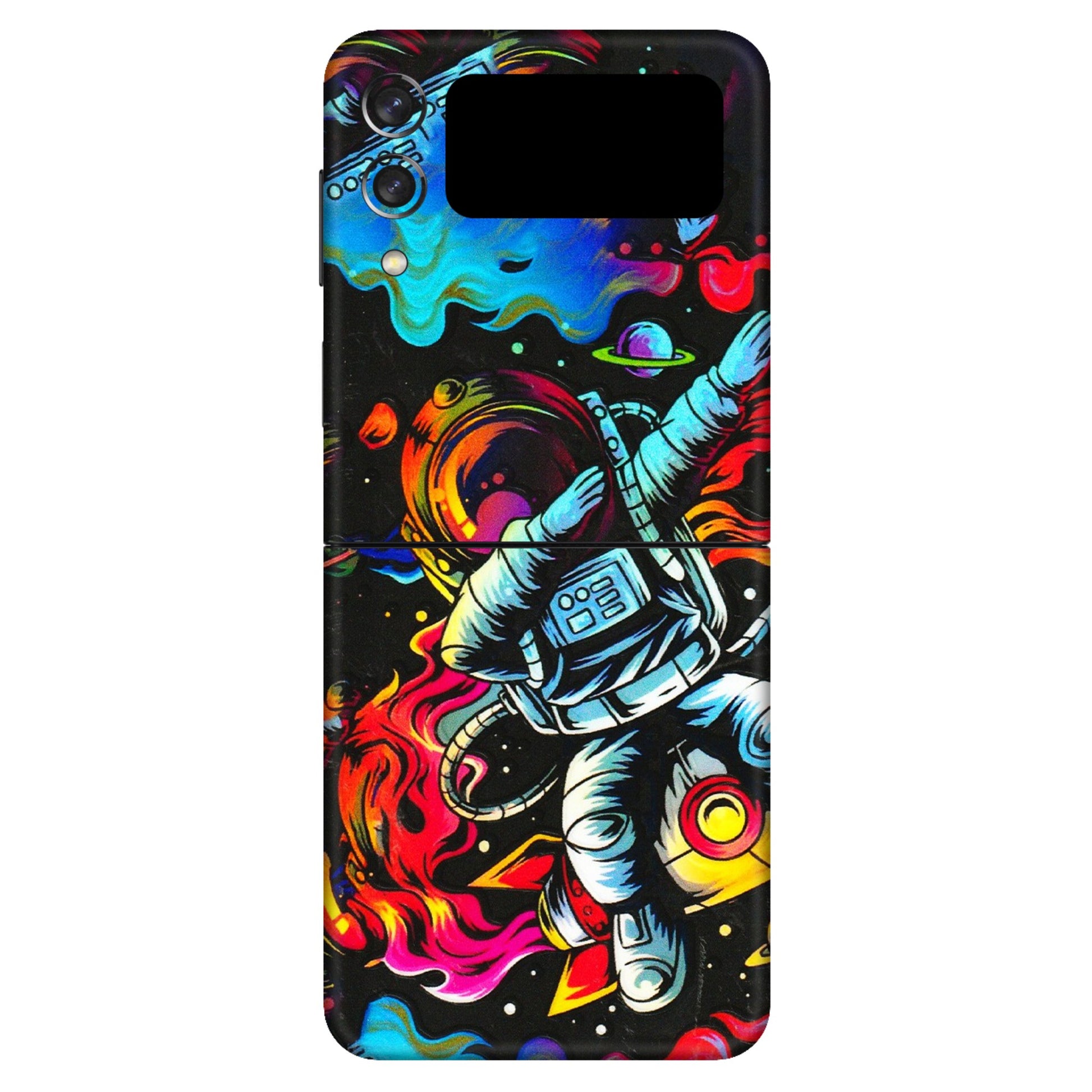 Samsung M/F/Note/Flip and C Phone Skins (All Models) - Astronaut Dope - 3D Embossed Finish (L-191) Samsung Galaxy Z Flip 3 (5G)