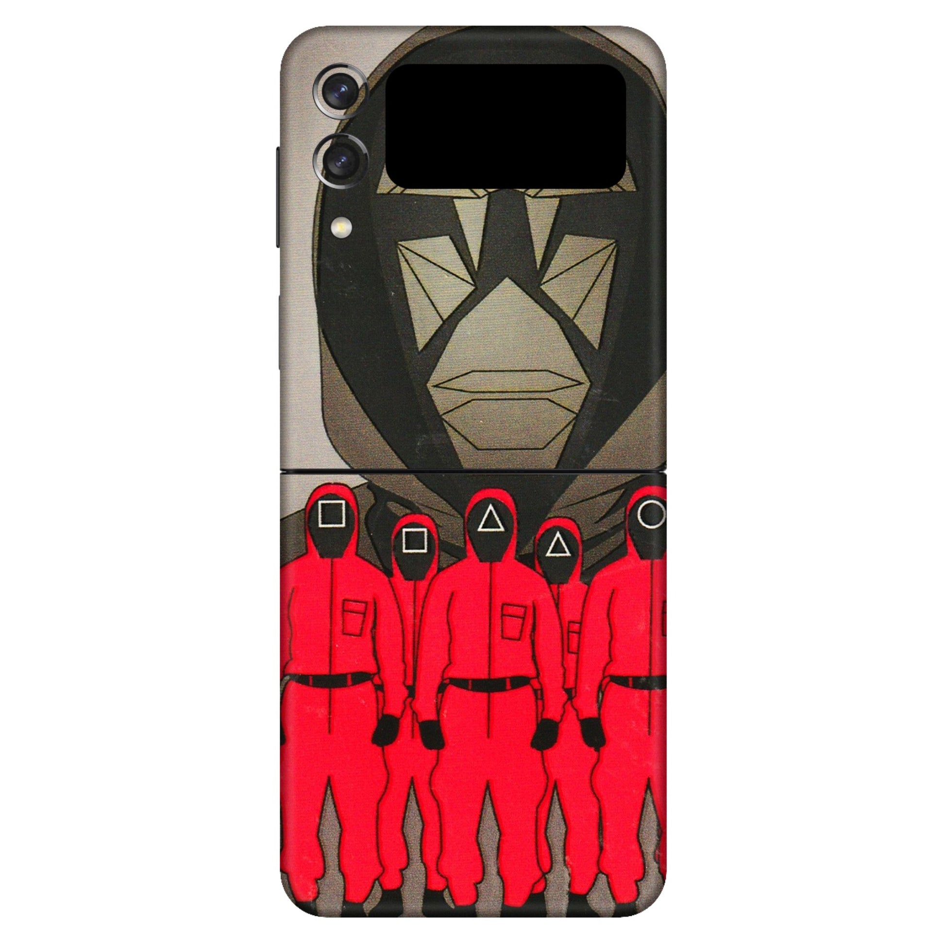 Samsung M/F/Note/Flip and C Phone Skins (All Models) - Squid Game Hero - 3D Embossed Finish (L-245) Samsung Galaxy Z Flip 3 (5G)