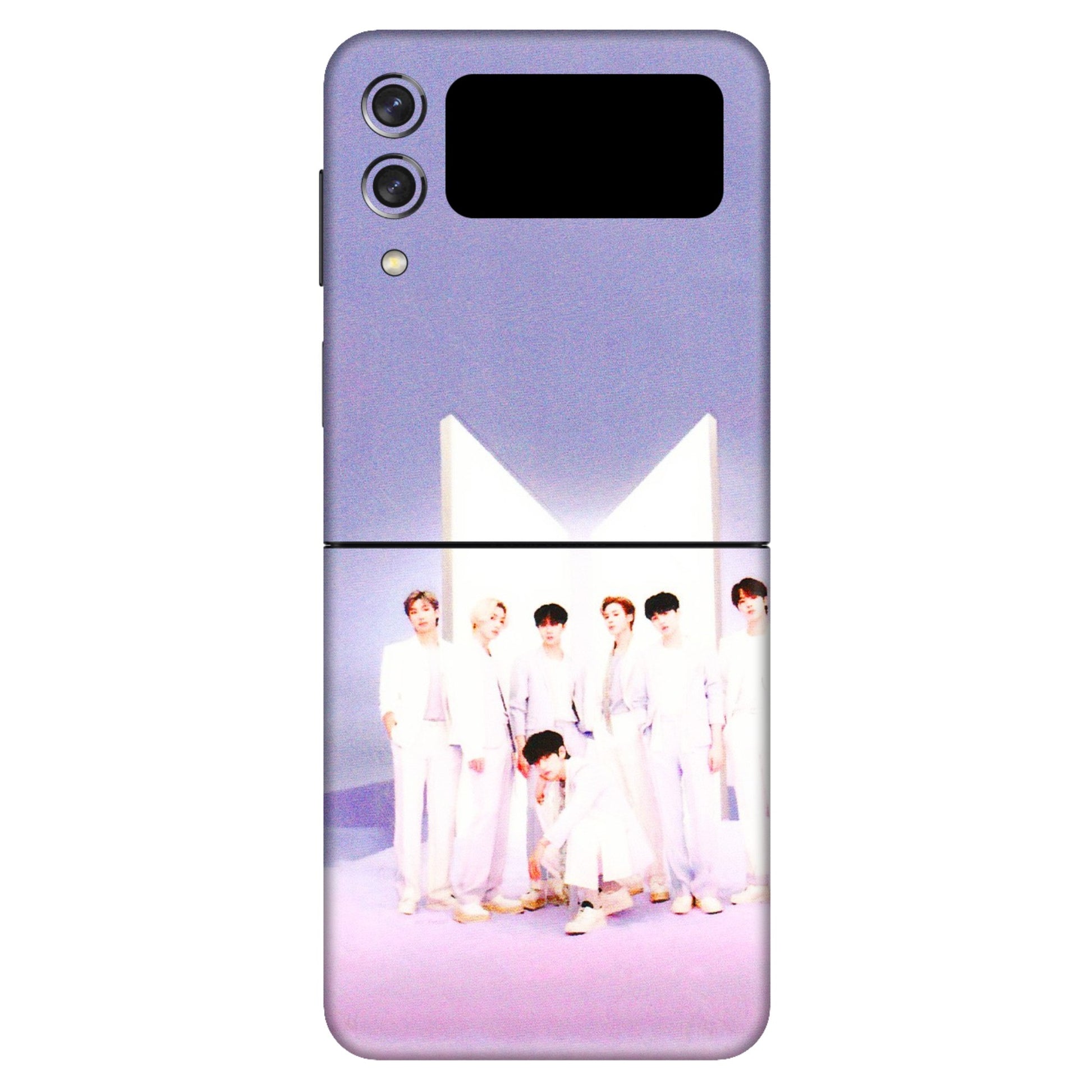 Samsung M/F/Note/Flip and C Phone Skins (All Models) - BTS - 3D Embossed Finish (L-94) Samsung Galaxy Z Flip 3 (5G)