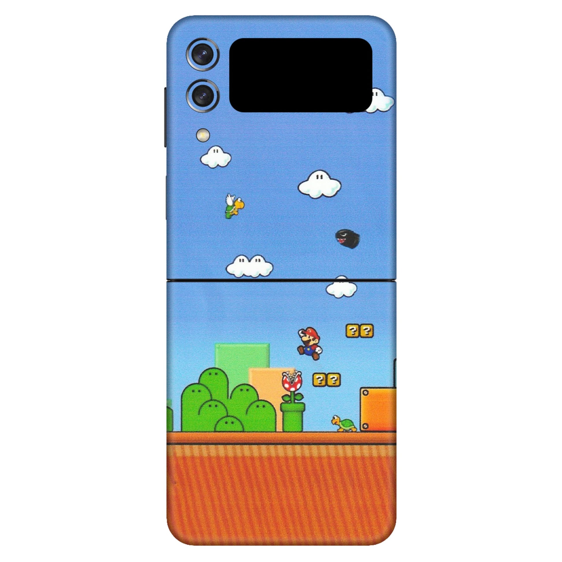 Samsung M/F/Note/Flip and C Phone Skins (All Models) - Mario Game Scene - Matte Finish (M-24) Samsung Galaxy Z Flip 3 (5G)