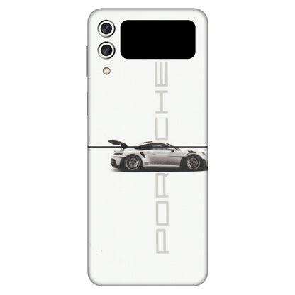 Samsung M/F/Note/Flip and C Phone Skins (All Models) - Porche Car Lover - Matte Finish (M-31) Samsung Galaxy Z Flip 3 (5G)