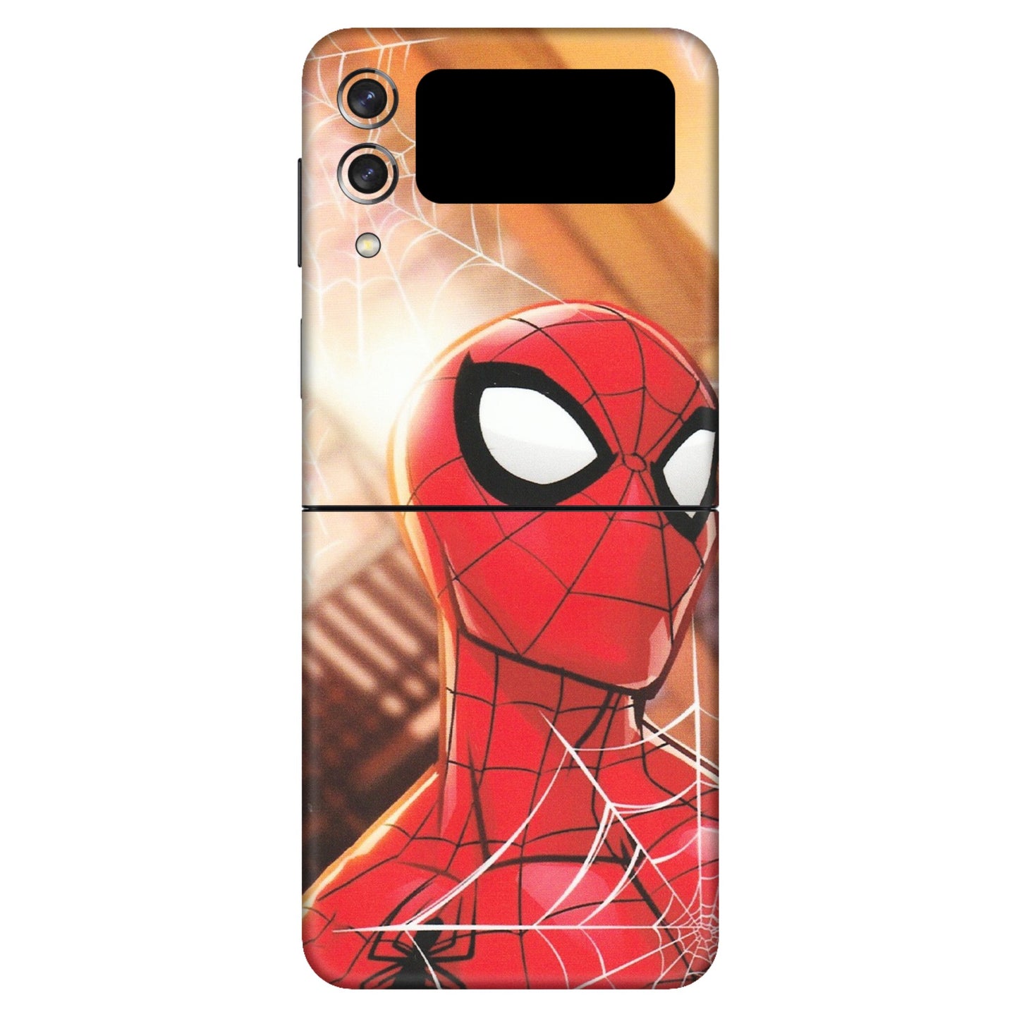 Samsung M/F/Note/Flip and C Phone Skins (All Models) - Spiderman Face New - Matte Finish (M-41) Samsung Galaxy Z Flip 3 (5G)