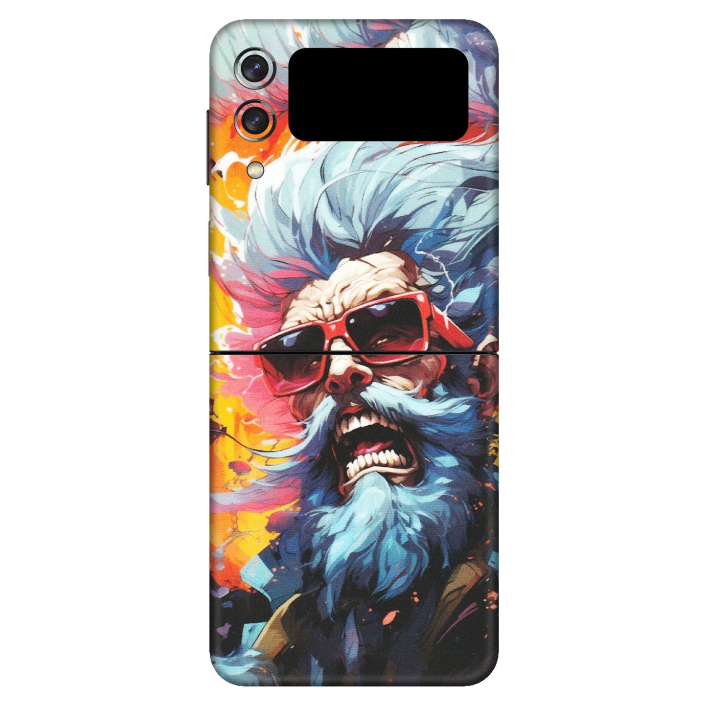 Samsung M/F/Note/Flip and C Phone Skins (All Models) - Daddy Cool Character - Matte Finish (M-43) Samsung Galaxy Z Flip 3 (5G)