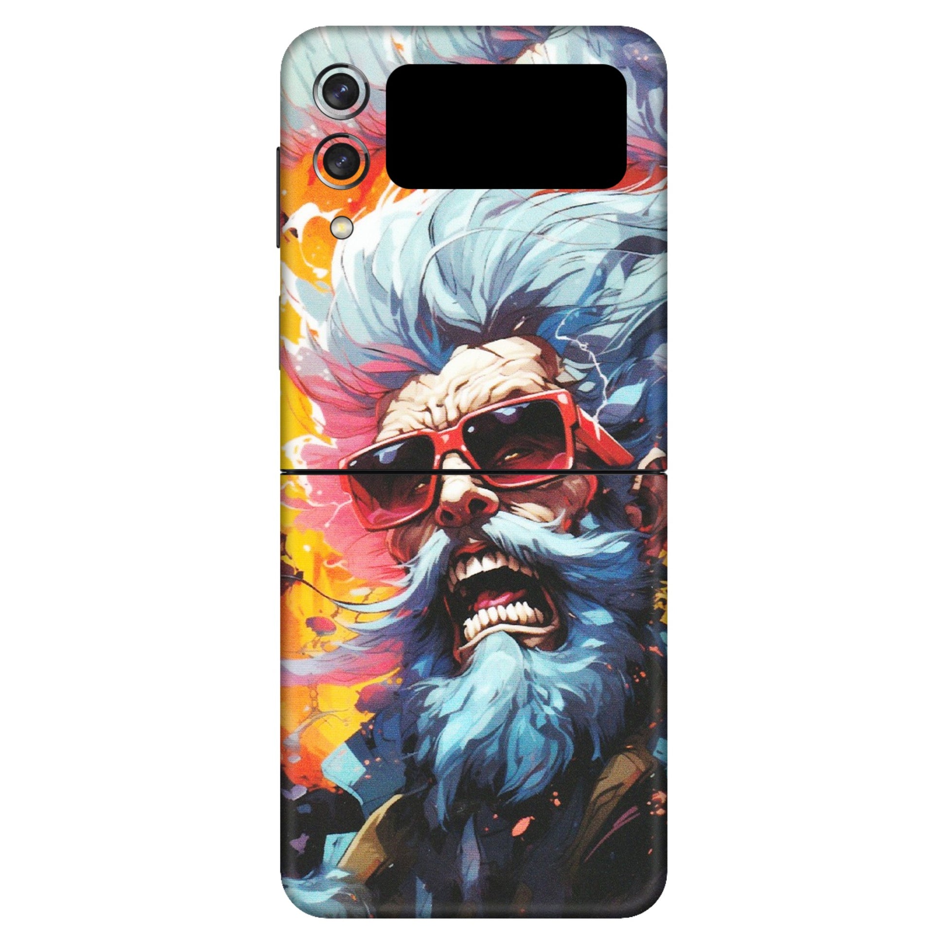 Samsung M/F/Note/Flip and C Phone Skins (All Models) - Daddy Cool Character - Matte Finish (M-43) Samsung Galaxy Z Flip 3 (5G)