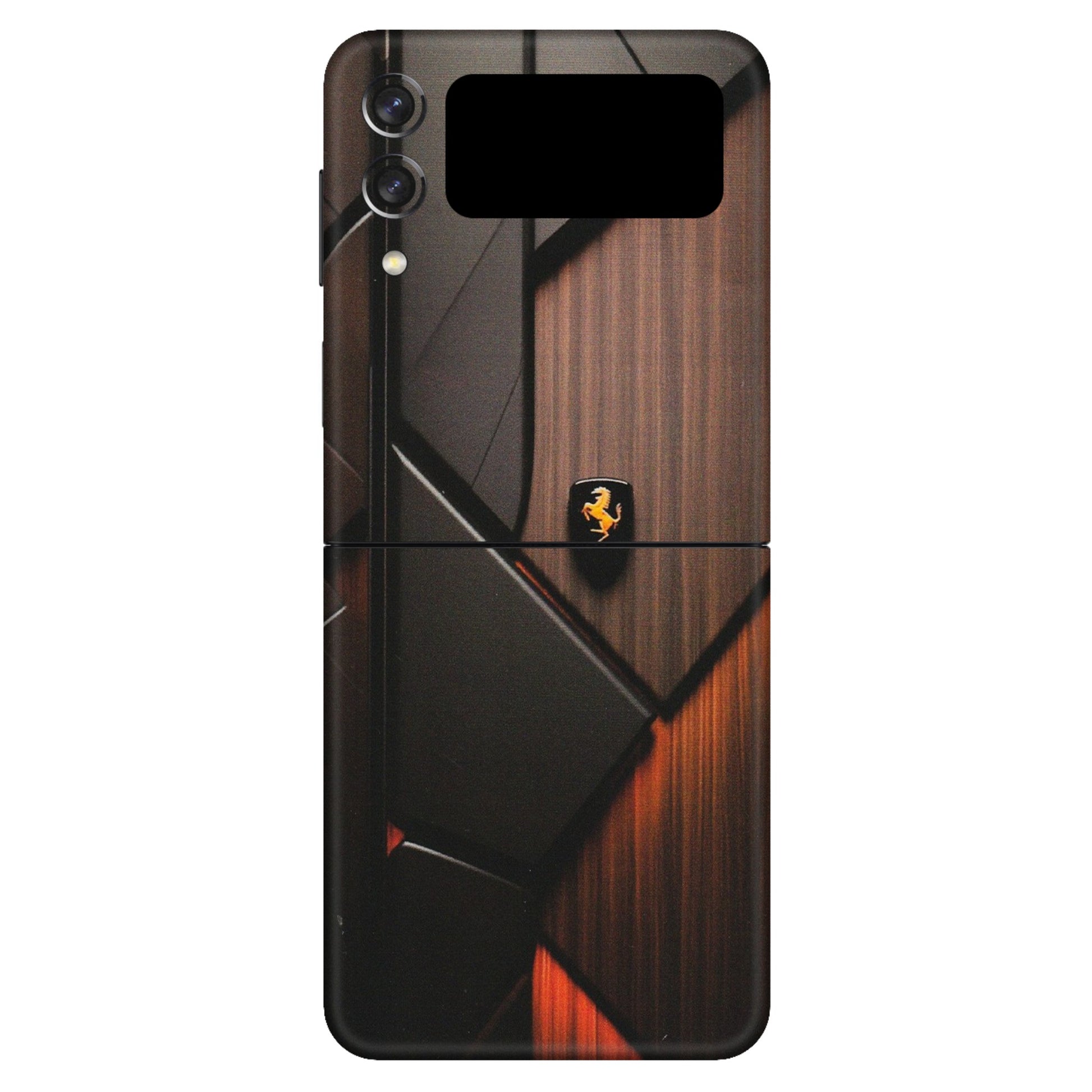 Samsung M/F/Note/Flip and C Phone Skins (All Models) - Lambo Beauty Wood Pattern Sober - Matte Finish (M-51) Samsung Galaxy Z Flip 3 (5G)