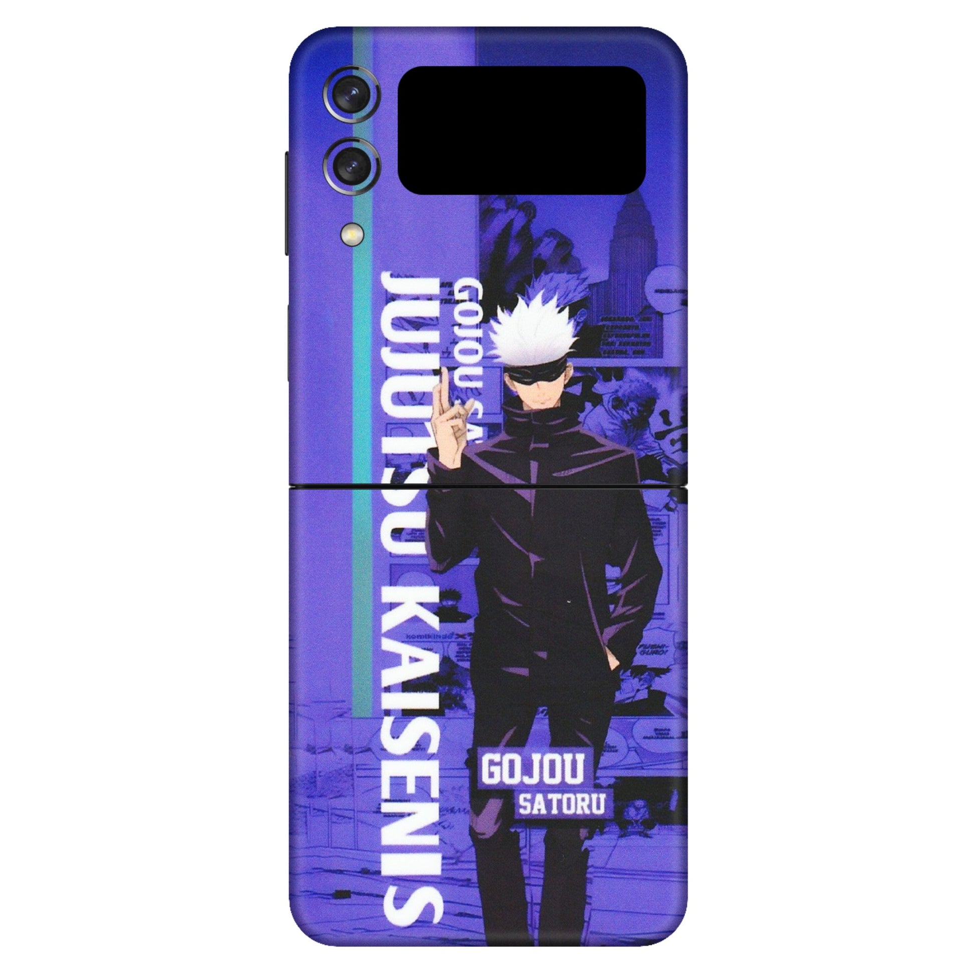 Samsung M/F/Note/Flip and C Phone Skins (All Models) - Jujutsu Kaisen Gojo - Matte Finish (M-05) Samsung Galaxy Z Flip 3 (5G)