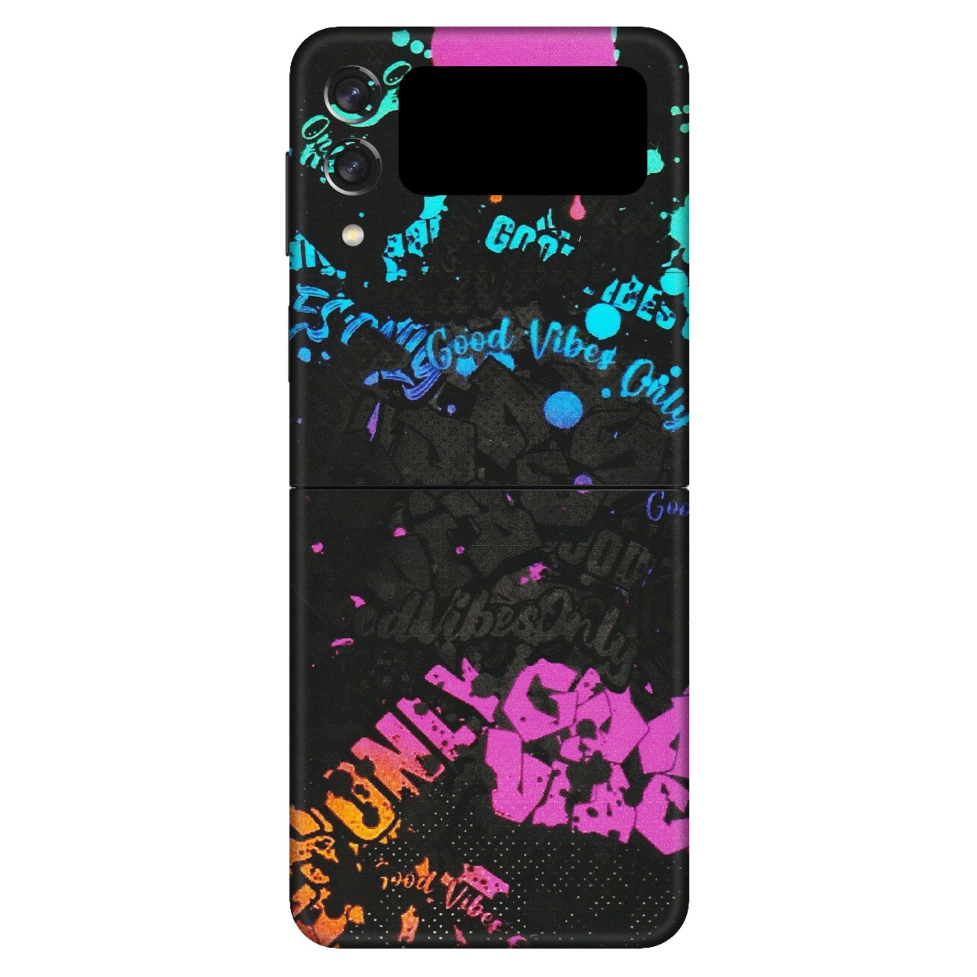 Samsung M/F/Note/Flip and C Phone Skins (All Models) - Majestic Black Vibes - Matte Finish (M-62) Samsung Galaxy Z Flip 3 (5G)