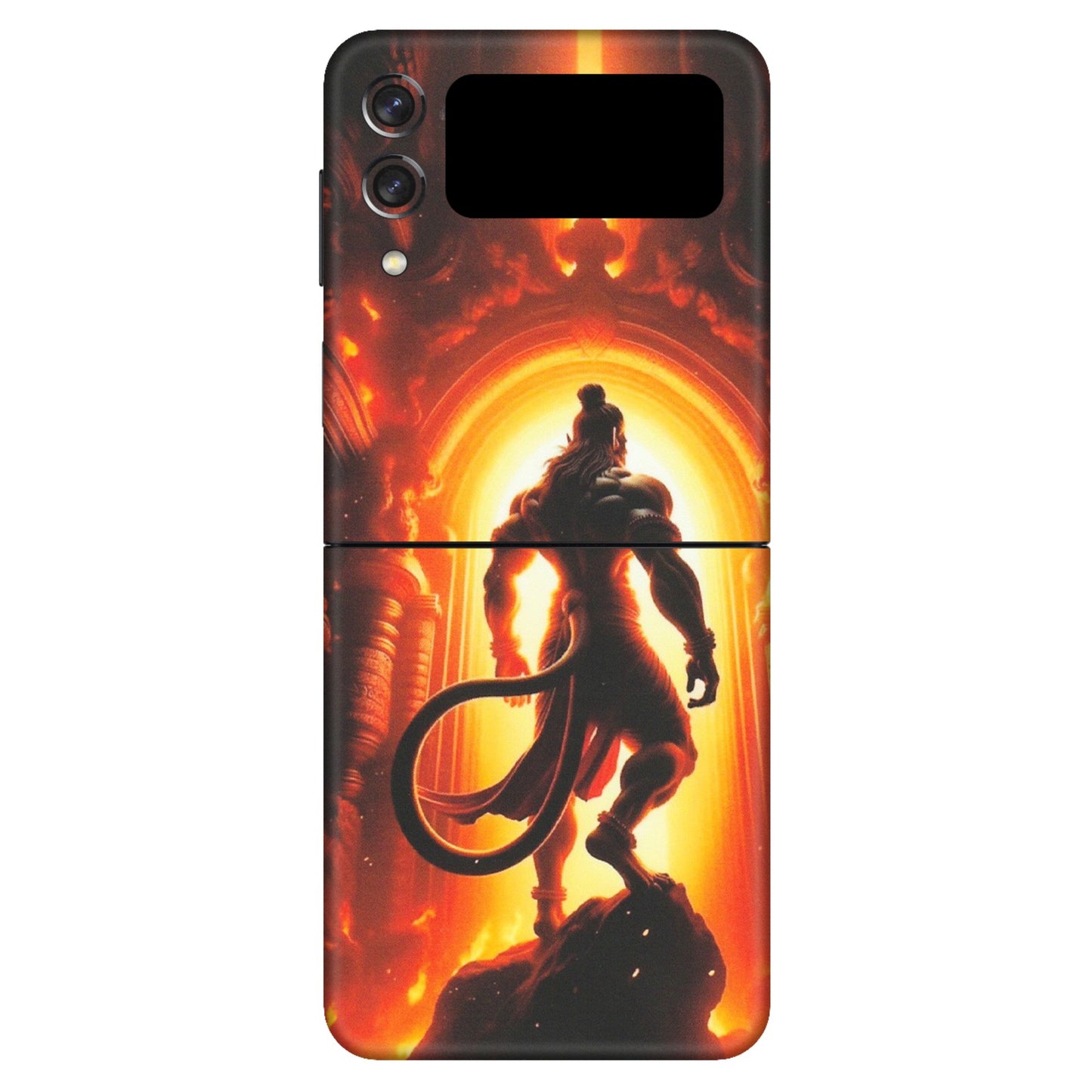 Samsung M/F/Note/Flip and C Phone Skins (All Models) - HanumanJi - Matte Finish (M-06) Samsung Galaxy Z Flip 3 (5G)